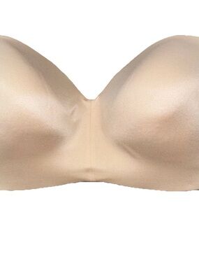 Wacoal Women's 36DDD Staying Power Wireless Strapless Bra 854372 Sand *NO Straps